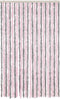 vidaXL - Vliegengordijn - 118x220 - cm - chenille - zilvergrijs - en - roze