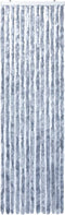 vidaXL - Vliegengordijn - 118x220 - cm - chenille - zilverkleurig