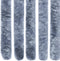 vidaXL - Vliegengordijn - 118x220 - cm - chenille - zilverkleurig