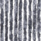 vidaXL - Vliegengordijn - 118x220 - cm - chenille - zilverkleurig