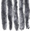 vidaXL - Vliegengordijn - 118x220 - cm - chenille - zilverkleurig