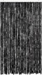 vidaXL - Vliegengordijn - 120x220 - cm - chenille - antraciet