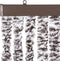 vidaXL - Vliegengordijn - 120x220 - cm - chenille - bruin - en - beige