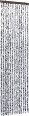 vidaXL - Vliegengordijn - 120x220 - cm - chenille - bruin - en - beige