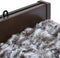 vidaXL - Vliegengordijn - 120x220 - cm - chenille - bruin - en - beige