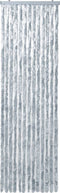 vidaXL - Vliegengordijn - 120x220 - cm - chenille - wit - en - grijs