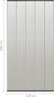 vidaXL - Vliegengordijn - 5-delig - 120x240 - cm - mesh - zwart