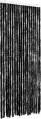 vidaXL - Vliegengordijn - 56x185 - cm - chenille - antraciet