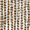vidaXL - Vliegengordijn - 56x185 - cm - chenille - beige - en - bruin