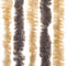 vidaXL - Vliegengordijn - 56x185 - cm - chenille - donkerbruin - en - beige