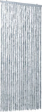 vidaXL - Vliegengordijn - 56x185 - cm - chenille - grijs - en - wit
