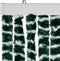vidaXL - Vliegengordijn - 56x185 - cm - chenille - groen - en - wit