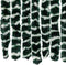 vidaXL - Vliegengordijn - 56x185 - cm - chenille - groen - en - wit