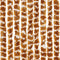 vidaXL - Vliegengordijn - 56x185 - cm - chenille - oker - en - wit