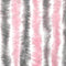 vidaXL - Vliegengordijn - 56x185 - cm - chenille - zilvergrijs - en - roze