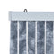 vidaXL - Vliegengordijn - 56x185 - cm - chenille - zilverkleurig