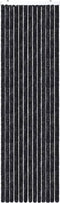 vidaXL - Vliegengordijn - 56x200 - cm - chenille - antraciet