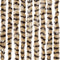 vidaXL - Vliegengordijn - 56x200 - cm - chenille - beige - en - bruin