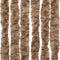 vidaXL - Vliegengordijn - 56x200 - cm - chenille - beige - en - donkerbruin