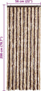 vidaXL - Vliegengordijn - 56x200 - cm - chenille - beige - en - lichtbruin