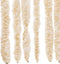 vidaXL - Vliegengordijn - 56x200 - cm - chenille - beige - en - wit