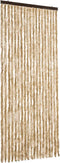 vidaXL - Vliegengordijn - 56x200 - cm - chenille - beige