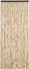 vidaXL - Vliegengordijn - 56x200 - cm - chenille - beige