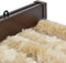 vidaXL - Vliegengordijn - 56x200 - cm - chenille - beige