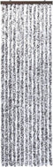 vidaXL - Vliegengordijn - 56x200 - cm - chenille - bruin - en - beige