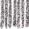 vidaXL - Vliegengordijn - 56x200 - cm - chenille - bruin - en - beige