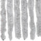 vidaXL - Vliegengordijn - 56x200 - cm - chenille - grijs