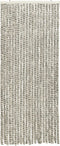 vidaXL - Vliegengordijn - 56x200 - cm - chenille - lichtgrijs - en - donkergrijs