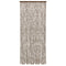 vidaXL - Vliegengordijn - 56x200 - cm - chenille - taupe - en - wit