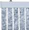 vidaXL - Vliegengordijn - 56x200 - cm - chenille - wit - en - grijs
