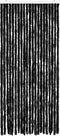 vidaXL - Vliegengordijn - 90x200 - cm - chenille - antraciet