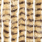 vidaXL - Vliegengordijn - 90x200 - cm - chenille - beige - en - bruin