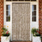 vidaXL - Vliegengordijn - 90x200 - cm - chenille - beige - en - bruin