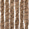 vidaXL - Vliegengordijn - 90x200 - cm - chenille - beige - en - donkerbruin