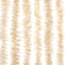 vidaXL - Vliegengordijn - 90x200 - cm - chenille - beige - en - wit