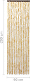 vidaXL - Vliegengordijn - 90x200 - cm - chenille - beige