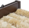 vidaXL - Vliegengordijn - 90x200 - cm - chenille - beige