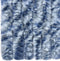 vidaXL - Vliegengordijn - 90x200 - cm - chenille - blauw - en - wit