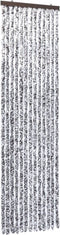 vidaXL - Vliegengordijn - 90x200 - cm - chenille - bruin - en - beige