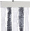 vidaXL - Vliegengordijn - 90x200 - cm - chenille - grijs - en - wit