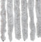 vidaXL - Vliegengordijn - 90x200 - cm - chenille - grijs