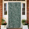vidaXL - Vliegengordijn - 90x200 - cm - chenille - groen - en - wit