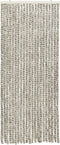 vidaXL - Vliegengordijn - 90x200 - cm - chenille - lichtgrijs - en - donkergrijs