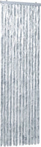 vidaXL - Vliegengordijn - 90x200 - cm - chenille - wit - en - grijs