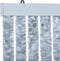 vidaXL - Vliegengordijn - 90x200 - cm - chenille - wit - en - grijs