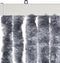 vidaXL - Vliegengordijn - 90x200 - cm - chenille - zilverkleurig